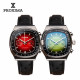 Proxima PX1734 Retro Quartz Chronograph Men Watches Sapphire Glass Enamel Dial Stainless Steel Fashion Dress Wristwatch