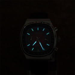 Proxima PX1734 Retro Quartz Chronograph Men Watches Sapphire Glass Enamel Dial Stainless Steel Fashion Dress Wristwatch